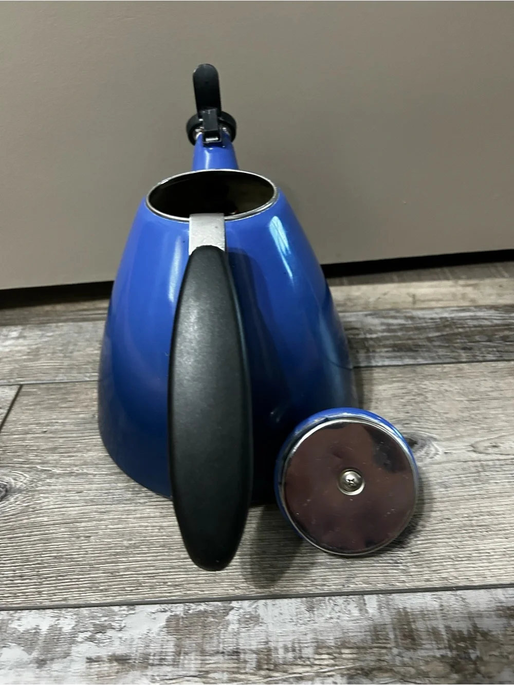 Le Creuset enamel whistling